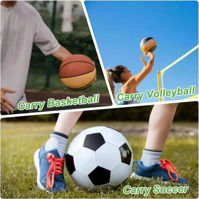 Soccer Ball Bag Mesh Single Ball Ball Storage Bag Breathable Sport Bag Equipment Tote for Carrying Basketball Volleyball Soccer