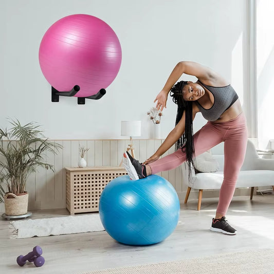 Medicine Ball Holder,Exercise Ball Wall Rack for Gym Garage Storage Yoga Ball,For Yoga Ball/Stability Ball/Basketball