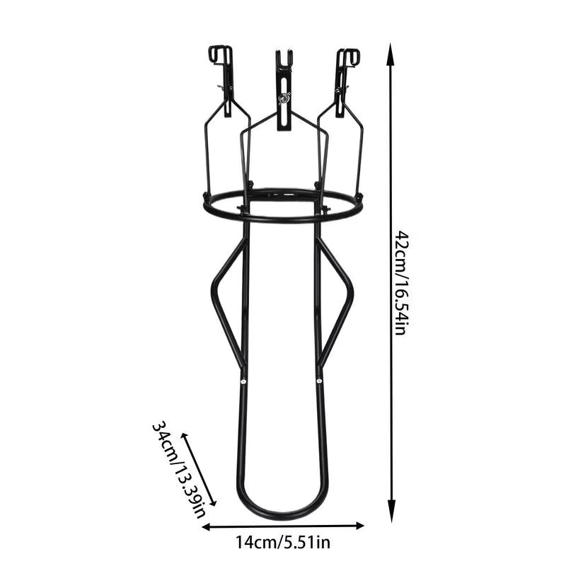 Basketball Rebounder Attachment Heavy Duty Steel Basketball Returner with 3 Stable Large Hooks Basketball Training Auxiliary