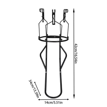 Basketball Rebounder Attachment Heavy Duty Steel Basketball Returner with 3 Stable Large Hooks Basketball Training Auxiliary